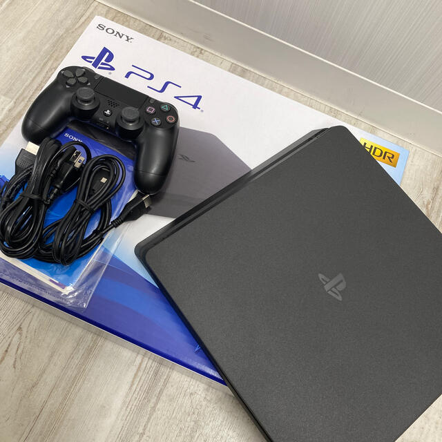 PS4 500GB 美品 ジェットブラック CUH-2200A B01