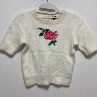 トップショップ(TOPSHOP)のTOP SHOP モヘヤニット　半袖(ニット/セーター)