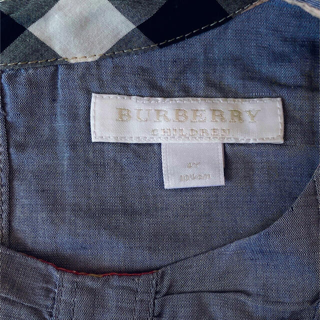 BURBERRY(バーバリー)の【美品】★BURBERRY★バーバリー★ワンピース★4Y★100 キッズ/ベビー/マタニティのキッズ服女の子用(90cm~)(ワンピース)の商品写真