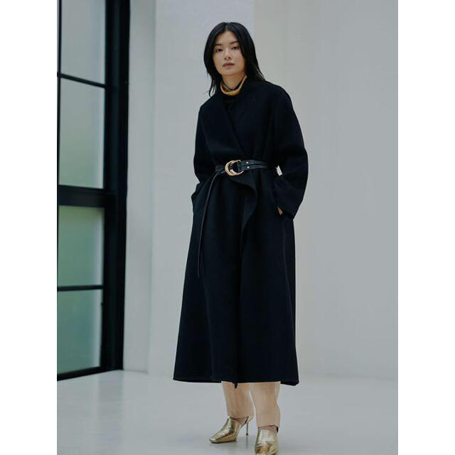 【美品】【人気】アメリ UNDRESSED FRILL COLLAR COAT