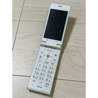 キョウセラ(京セラ)の愛知　SoftBank DIGNIケータイ　NP501KC ホワイト　ガラケー(携帯電話本体)