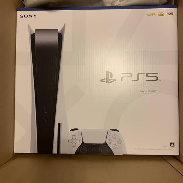PlayStation(プレイステーション)の即日発送 ディスクドライブ搭載 PS5 本体 CFI-1000A01  エンタメ/ホビーのゲームソフト/ゲーム機本体(家庭用ゲーム機本体)の商品写真