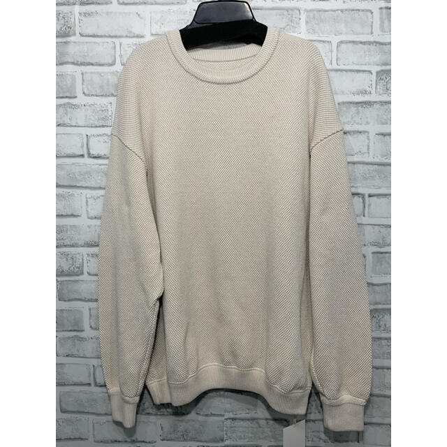 未使用　crepuscule MOSS STITCH SWEAT ニット