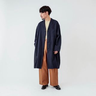 COMOLI - 最終値下 Phlannèl Cotton Linen Voile Coatの通販 by ...