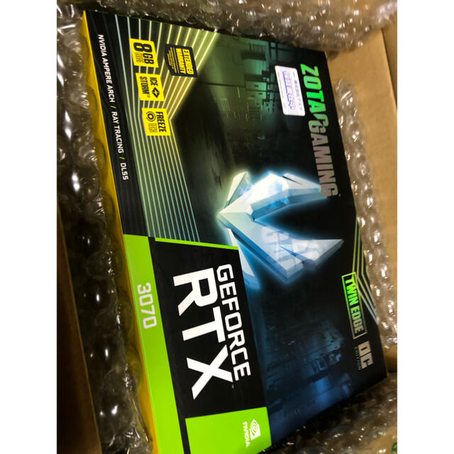 GeForce RTX 3070 新品未開封3点セット