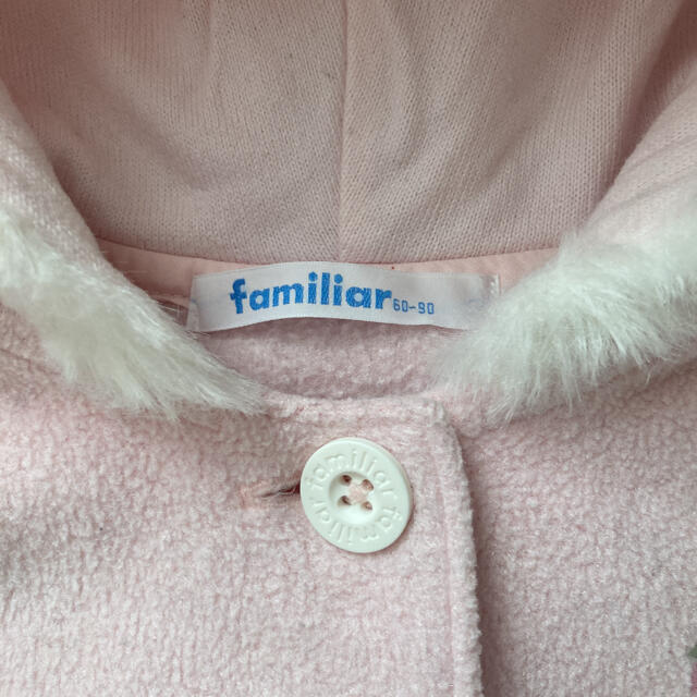 familiar(ファミリア)のfamiliar   ポンチョ　ケープ　ベビー キッズ/ベビー/マタニティのキッズ服女の子用(90cm~)(ジャケット/上着)の商品写真