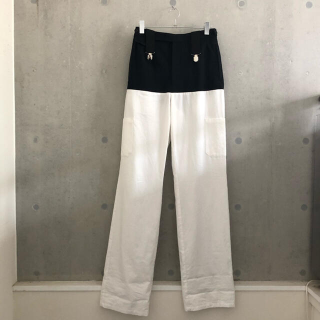 専用 RAF SIMONS 20ss pants with horizontal - スラックス