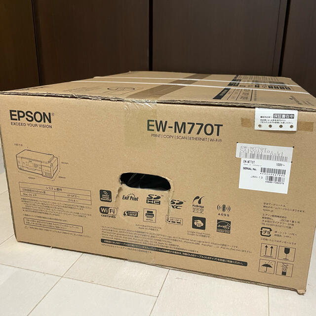 EPSON A4カラーインクジェット複合機 EW-M770T 通販