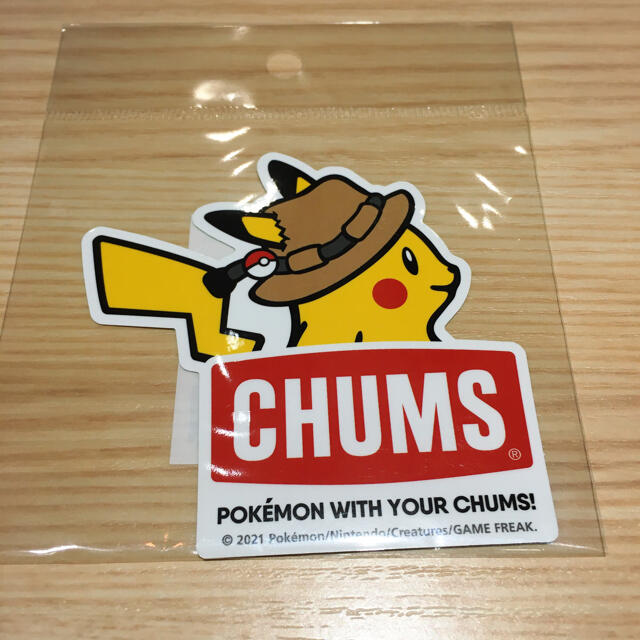 ポケモン(ポケモン)のポケモン チャムス ステッカー エンタメ/ホビーのおもちゃ/ぬいぐるみ(キャラクターグッズ)の商品写真