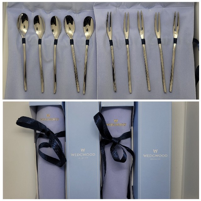 ウェッジウッド WEDGWOOD スワルタイニースプーン フォークセット ウェッジウッド WEDGWOOD スワルタイニースプーン フォークセット
