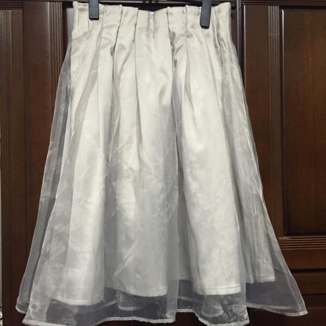 mysty woman(ミスティウーマン)のオーガンジースカート レディースのスカート(ひざ丈スカート)の商品写真
