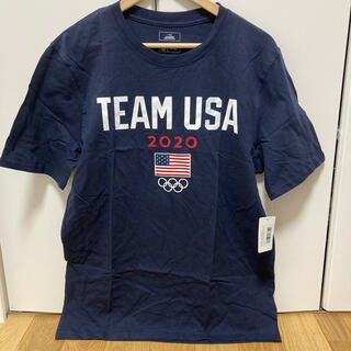 新品 海外限定 オリンピック2020公式 アメリカ代表 Tシャツ US Lサイズ(Tシャツ/カットソー(半袖/袖なし))