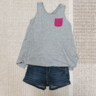 エフオーキッズ(F.O.KIDS)のF.O.KIDS タンクトップ パンツ 130 上下セット(Tシャツ/カットソー)