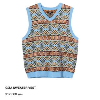 ステューシー(STUSSY)のstussy GIZA sweater vest(ニット/セーター)