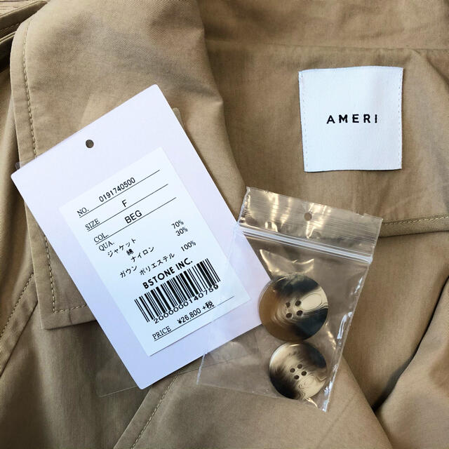 Ameri VINTAGE(アメリヴィンテージ)の【Ameri VINTAGE】3wayトレンチコート レディースのジャケット/アウター(トレンチコート)の商品写真
