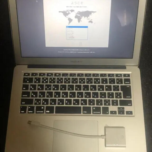 Mac (Apple)(マック)の2017 MacBook air 13インチ/ 8GB i5/充放電126回 スマホ/家電/カメラのPC/タブレット(ノートPC)の商品写真
