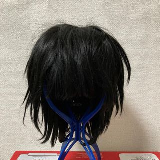 華鬘コスプレ用ブラック耐熱ショートウィッグ(ウィッグ)