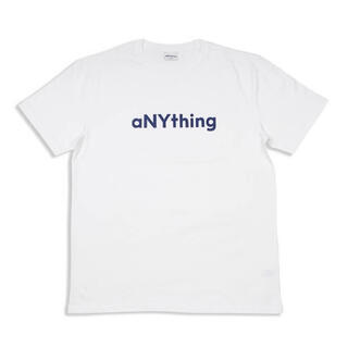 エニシング(aNYthing)のaNYthing LABEL LOGO TEE (WHITE)☆(Tシャツ/カットソー(半袖/袖なし))