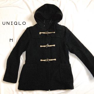 ユニクロ(UNIQLO)のダッフルコート　ユニクロ　ブラック(ダッフルコート)