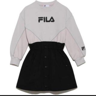 スナイデル(SNIDEL)のSNIDEL×FILA キッズワンピース(ワンピース)