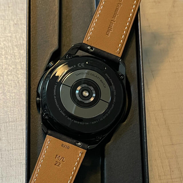 Galaxy(ギャラクシー)のGalaxy Watch3 45mm Mystic Black　海外版 メンズの時計(腕時計(デジタル))の商品写真