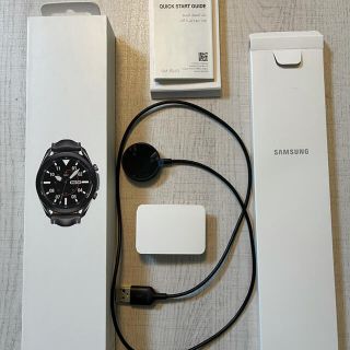 ギャラクシー(Galaxy)のGalaxy Watch3 45mm Mystic Black　海外版(腕時計(デジタル))