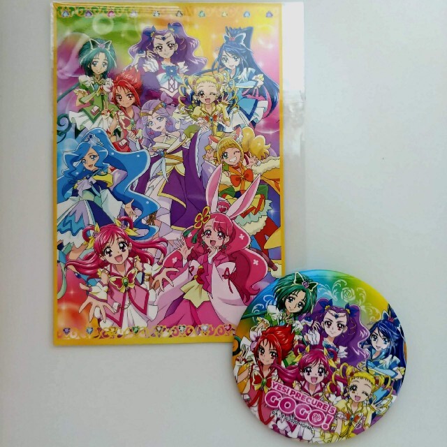 BANDAI - Yes!プリキュア5GoGo!全員集合缶バッジ+ポスト BANDAI - Yes!プリキュア5GoGo!全員集合缶バッジ+ポスト