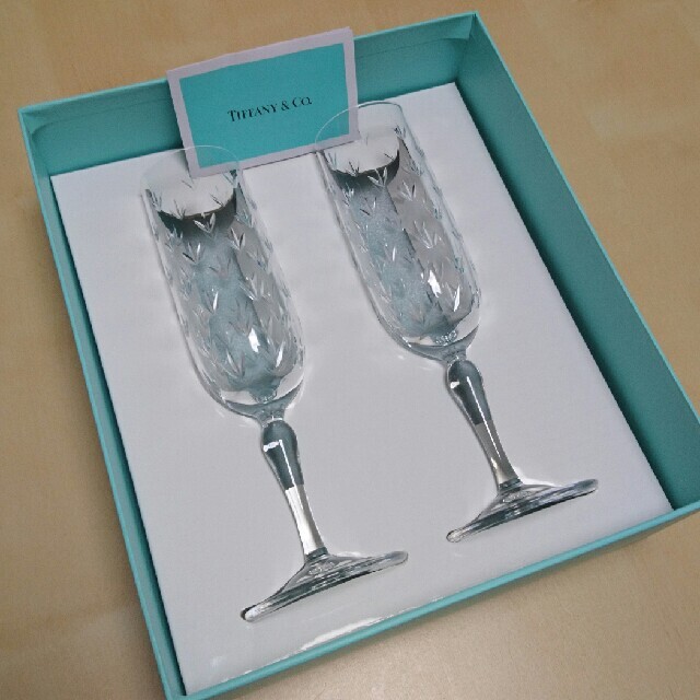 Tiffany & Co.(ティファニー)のTIFFANY シャンパングラス  インテリア/住まい/日用品のキッチン/食器(グラス/カップ)の商品写真