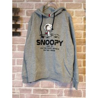 スヌーピー(SNOOPY)のスヌーピー パーカー グレー(ルームウェア)