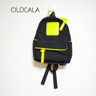 チャオパニックティピー(CIAOPANIC TYPY)の【CILOCALA シロカーラ】XS ネオンカラー《BLACK×YELLOW》(リュックサック)