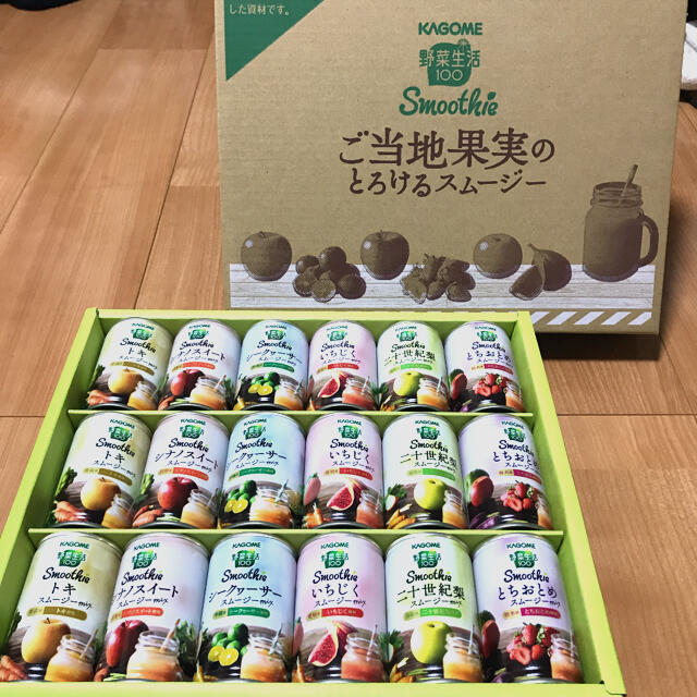 KAGOME(カゴメ)のカゴメ　　ご当地果実のとろけるスムージー　18本×2 食品/飲料/酒の飲料(ソフトドリンク)の商品写真