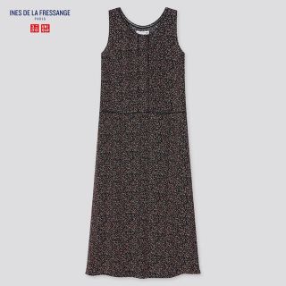 ユニクロ(UNIQLO)のレーヨンプリントワンピース　ユニクロ　イネス(ロングワンピース/マキシワンピース)