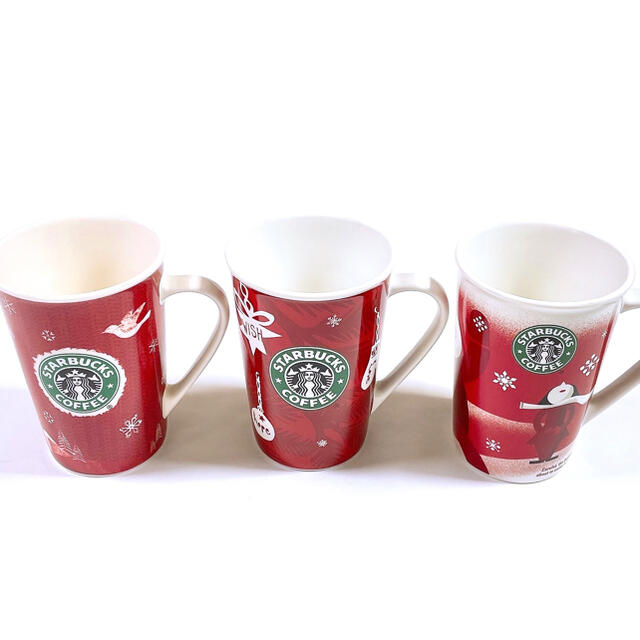 【STARBUCKS COFFEE】レッドカップマグ3点セット(レア)