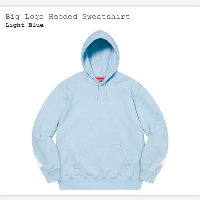 supreme Big Logo Hooded Sweatshirt Lサイズ
