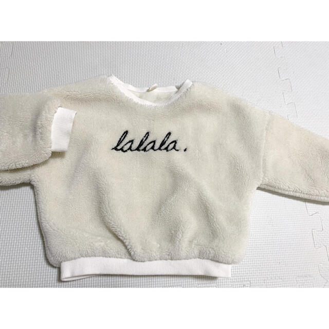 ZARA KIDS(ザラキッズ)の韓国子供服 ボアトップス トレーナー こども服 キッズ服 オシャレキッズ 海外品 キッズ/ベビー/マタニティのベビー服(~85cm)(トレーナー)の商品写真