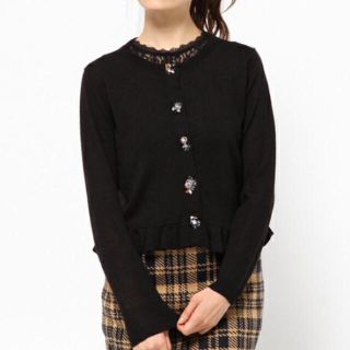 ジルスチュアート(JILLSTUART)のラモナビジューニットカーディガン♡(カーディガン)