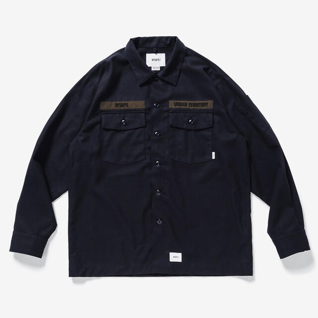 21SS M WTAPS BUDS LS NAVY ネイビー ダブルタップス