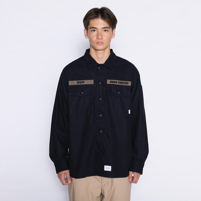 wtaps buds ネイビー S 21ss-