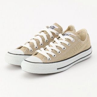 コンバース(CONVERSE)のCONVERSEコンバースイエナienaships梨花ベージュ23.5人気カラー(スニーカー)