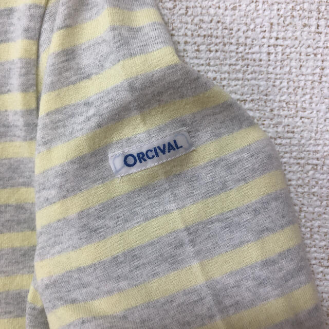 ORCIVAL(オーシバル)の【ORCIVAL】黄色とグレー　ロングTシャツ レディースのトップス(Tシャツ(長袖/七分))の商品写真