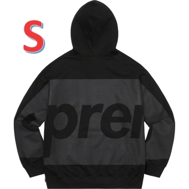 Supreme Big Logo Hooded Sweatshirt Blackトップス