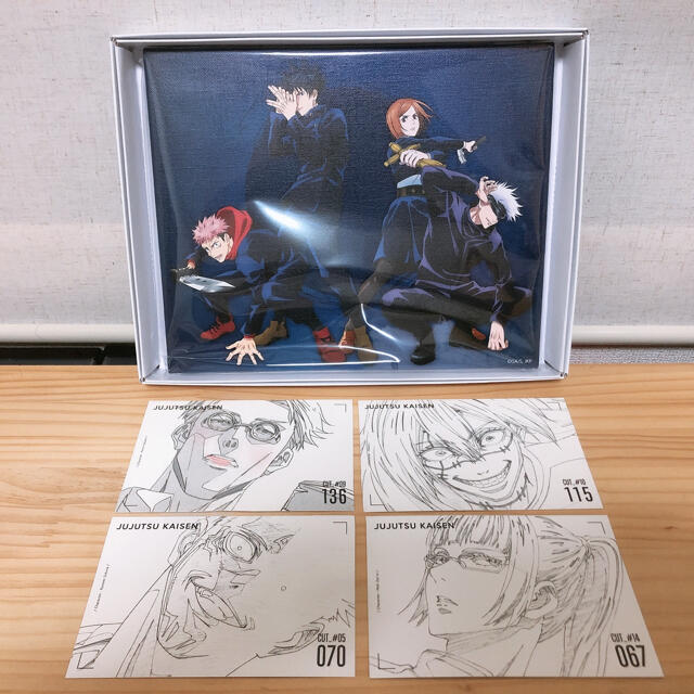 呪術廻戦 TSUTAYA キャンバスアート・特典 ポストカード 4枚セット | フリマアプリ ラクマ