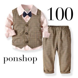 男の子フォーマルスーツ　100(ドレス/フォーマル)