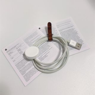 アップルウォッチ(Apple Watch)のNさま専用　Apple純正 Apple Watch 充電ケーブル(バッテリー/充電器)