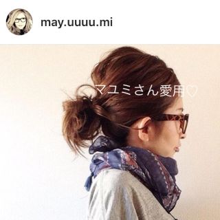 ユニクロ(UNIQLO)のmayumiさん愛用 ユニクロ 伊達メガネ べっ甲(サングラス/メガネ)