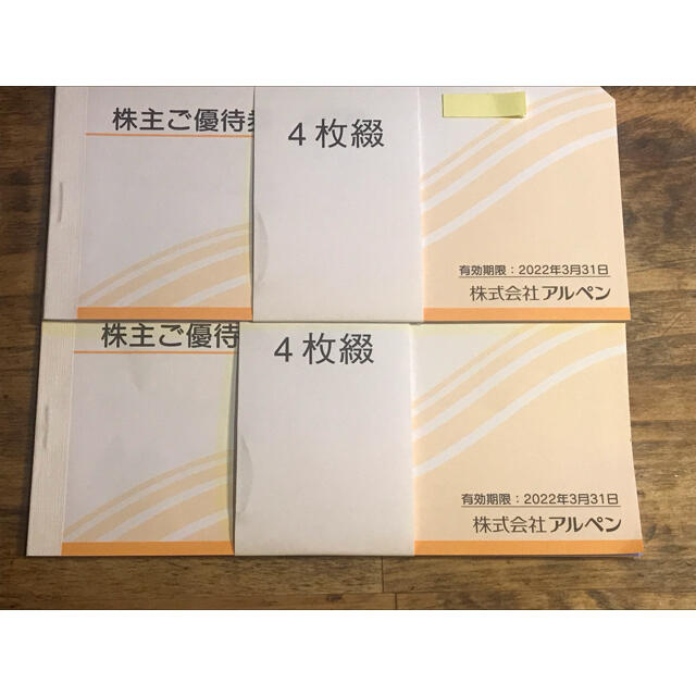 アルペン株主優待券4,000円(500円券8枚) | clipa.md