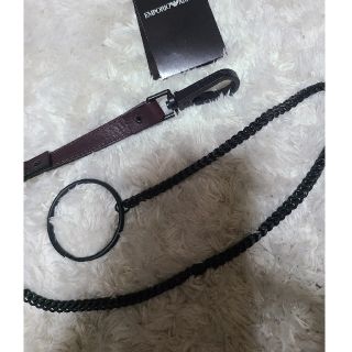 エンポリオアルマーニ(Emporio Armani)の★未使用品　美品　ブランド　アルマーニ　ウォレットチェーン　お買得品　ツヤ消しB(ウォレットチェーン)