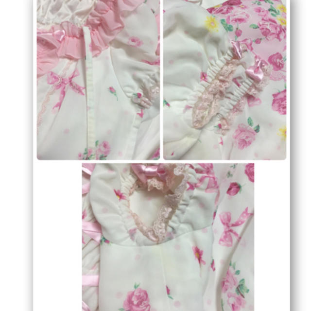 Angelic Pretty - Powder Rose ワンピースの通販 by あやか Angelic Pretty - Powder Rose ワンピースの通販 by あやか
