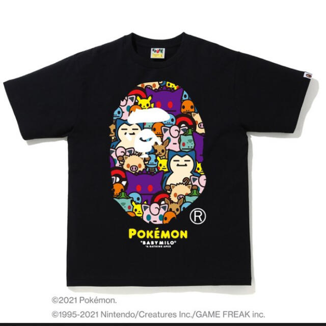 A BATHING APE×ポケモン Tシャツ