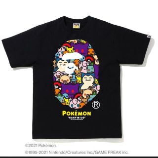 Bape Pokemon Tee#1,Big Head,L。